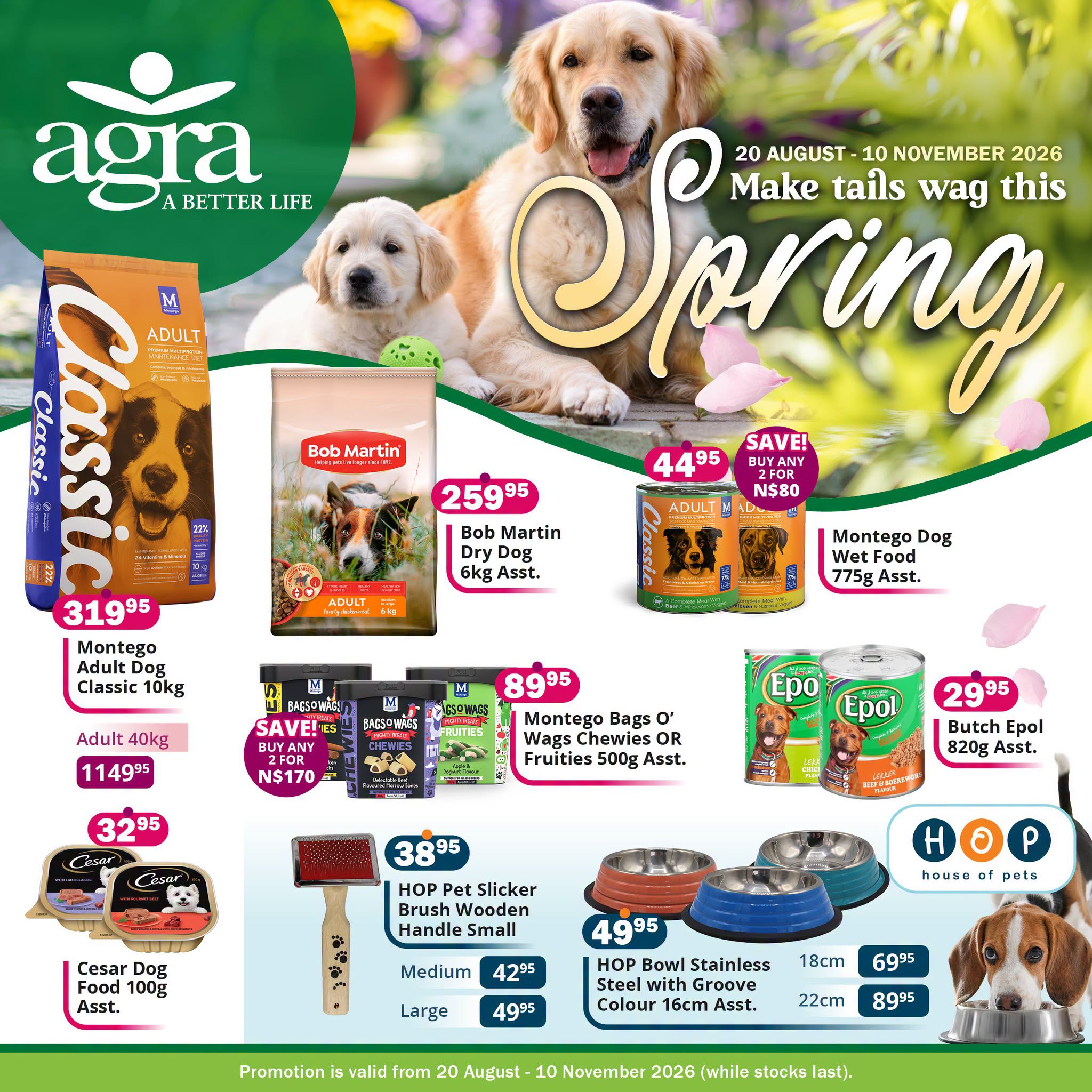 Make Tails Wag This Spring!