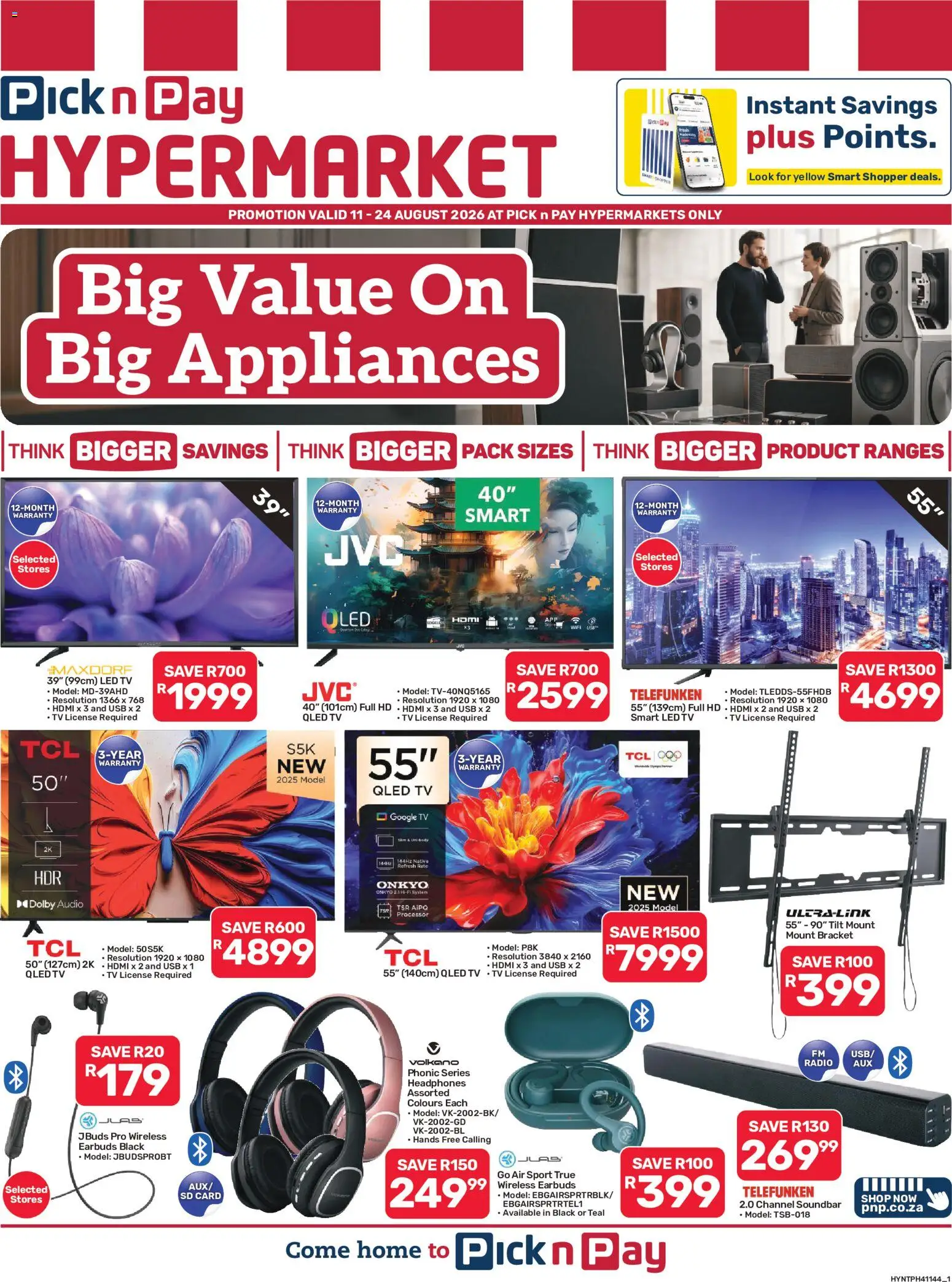 Hypermarket Appliance Specials