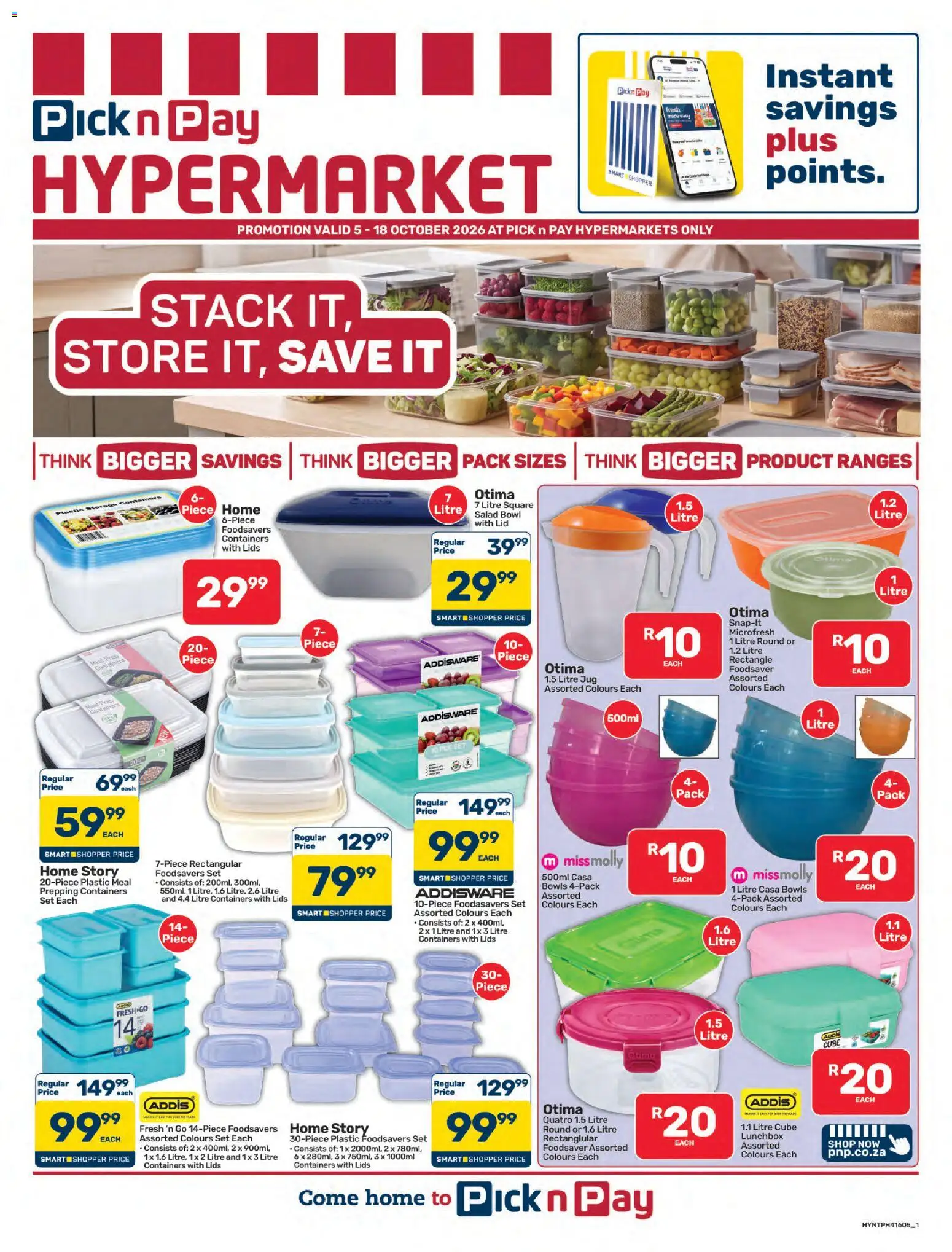 Hypermarket Plastic Fair Specials