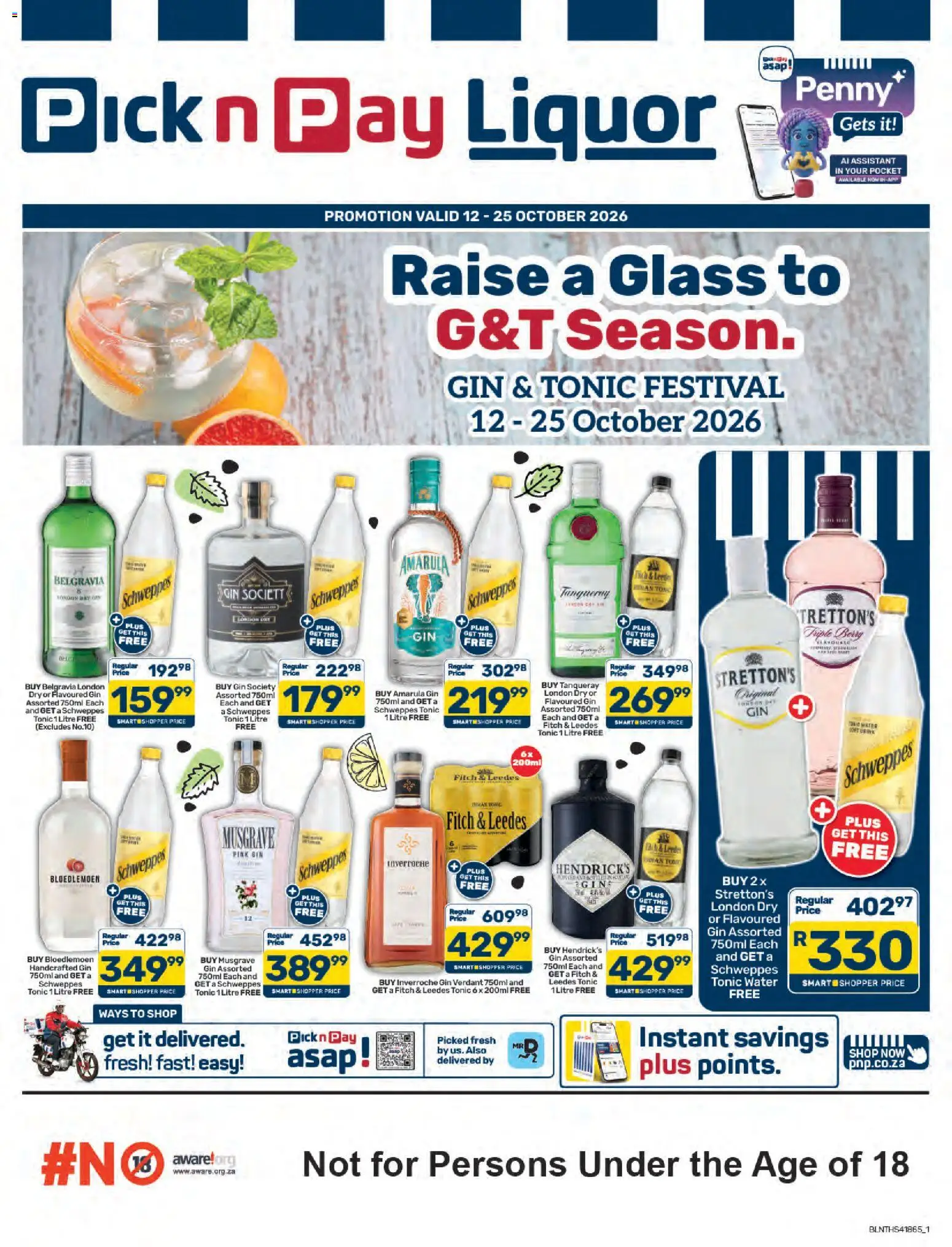 G&T Festival Specials